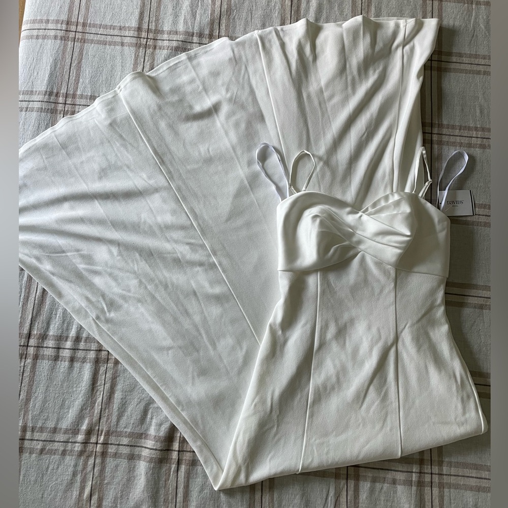 david’s bridal white wedding dress